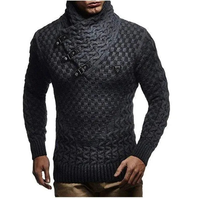 Turtleneck Sweater For Men - Pullover Sweater - LeStyleParfait