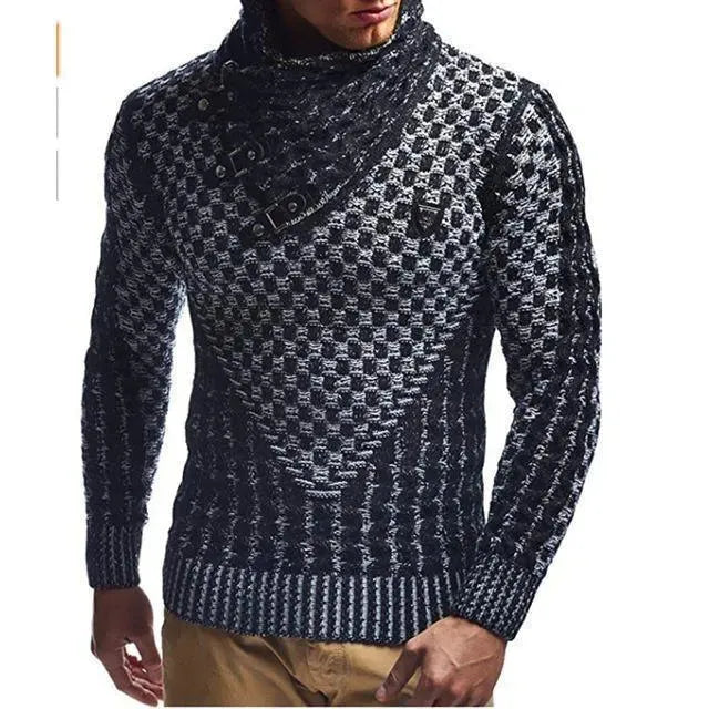 Turtleneck Sweater For Men - Pullover Sweater - LeStyleParfait