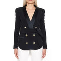 Tuxedo Blazer Jacket Women - Casual - Plain-Solid - Tuxedo Blazer - LeStyleParfait