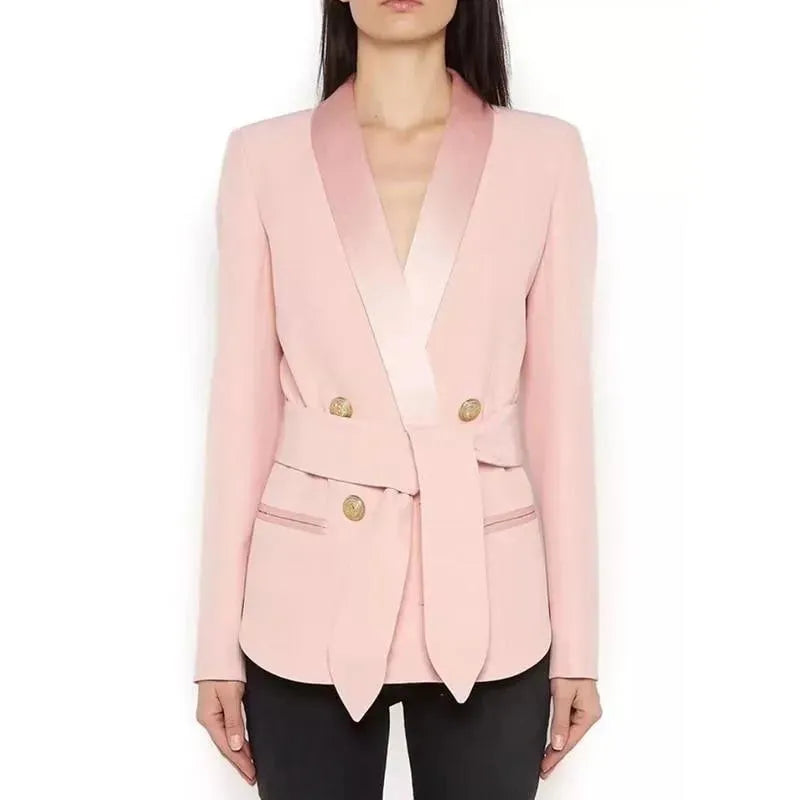 Tuxedo Blazer Jacket Women - Casual - Plain-Solid - Tuxedo Blazer - LeStyleParfait