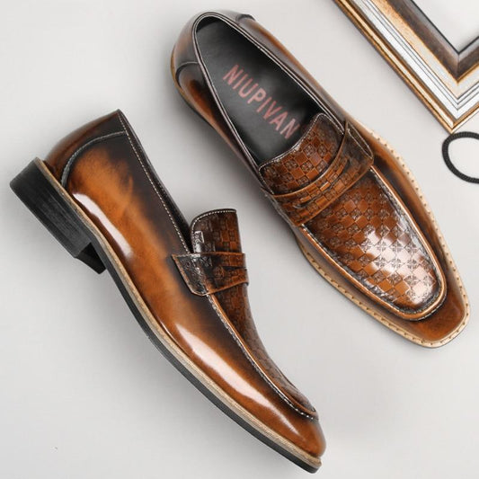 Uberto Penny Loafers Shoes For Men - Shoes - LeStyleParfait Kenya