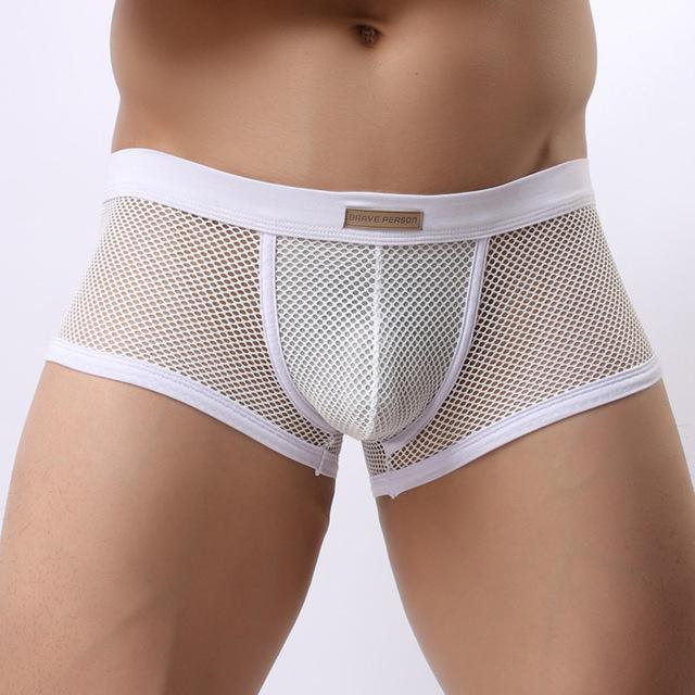 Underwear Men's Breathable Mesh Hollow Boxer Shorts - Underwear - LeStyleParfait Kenya