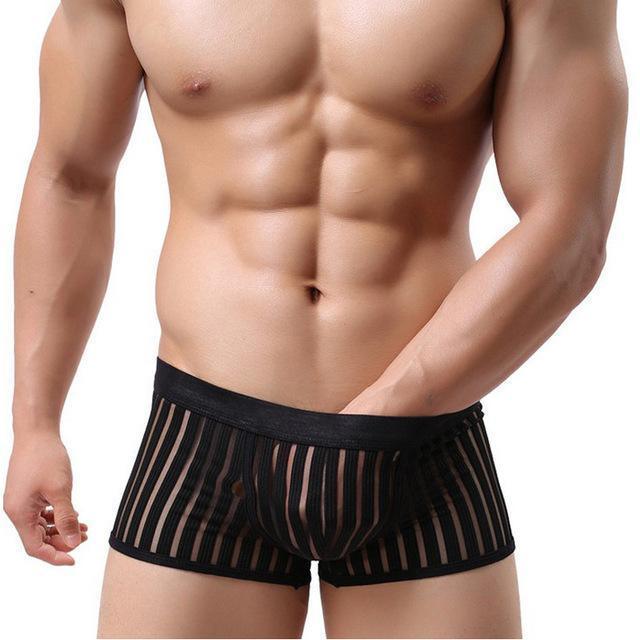 Buy Underwear Mens Boxers Breathable U Convex Crotch Boxers