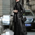 Venice Leather Trench Coat For Women - Trench Coat - LeStyleParfait