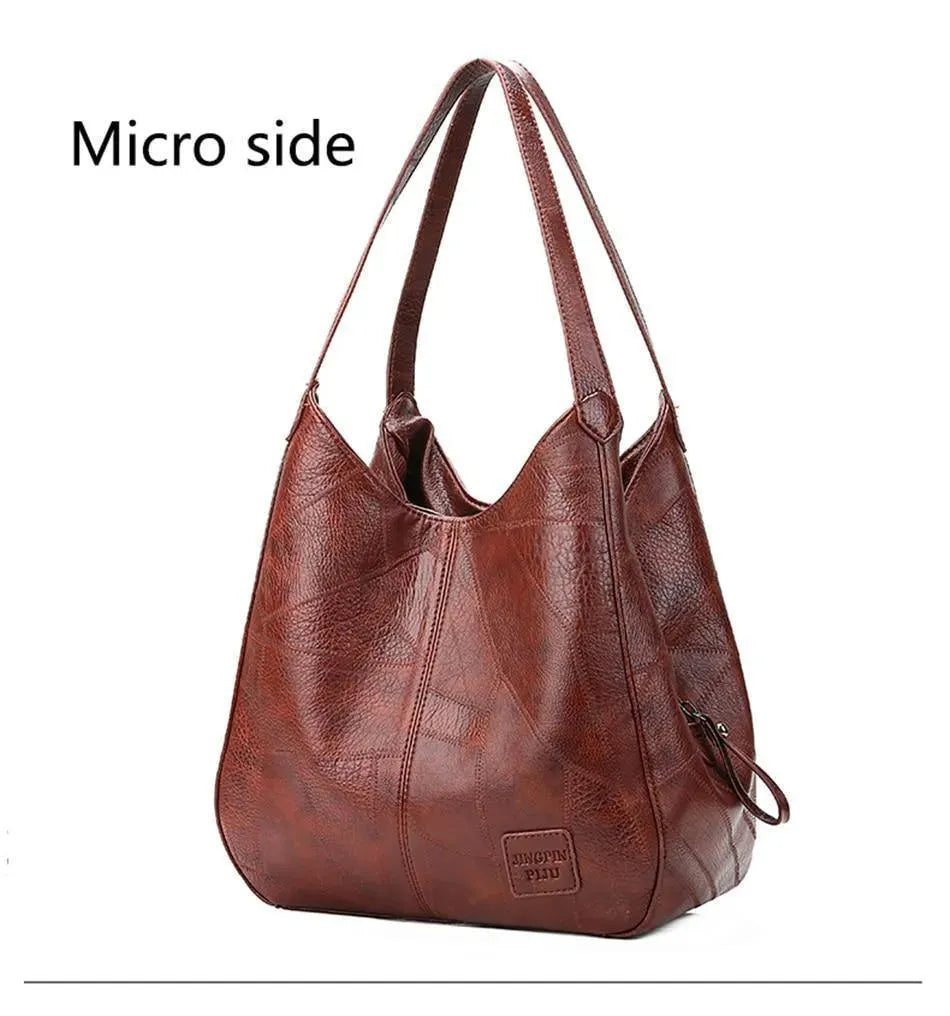 Vintage Leather Shoulder Bags For Women - Shoulder Bag - LeStyleParfait