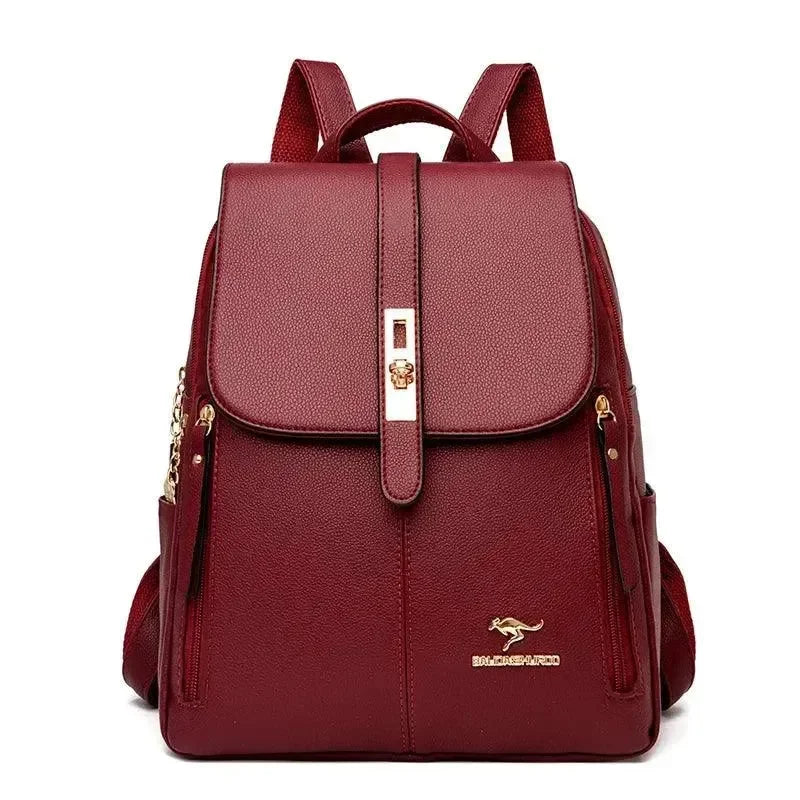 Vintage Style Luxury Leather Women's Backpack - Backpack - LeStyleParfait