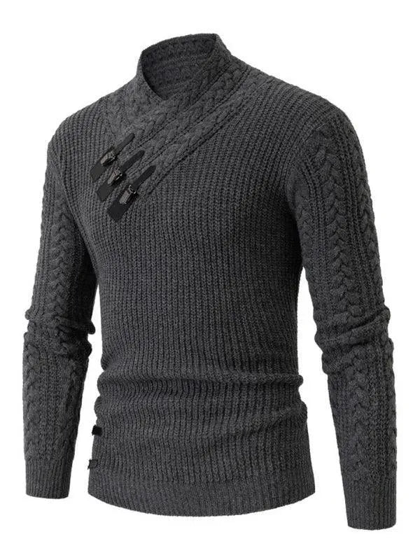 Warm Men Turtleneck Pullover Sweater - Pullover Sweater - LeStyleParfait
