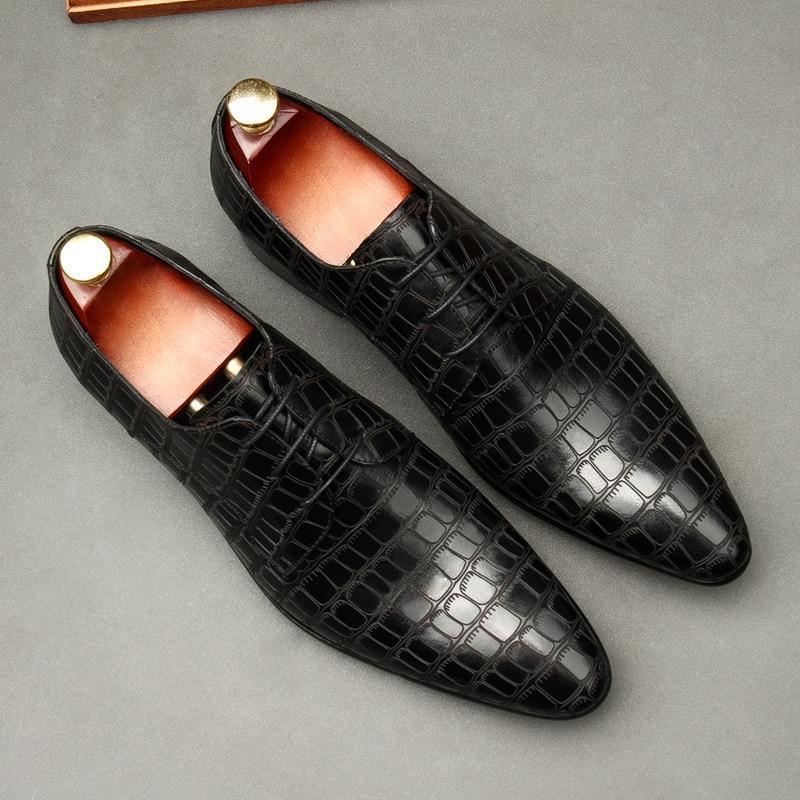 Wild Leather Dress Shoes For Men - Shoes - LeStyleParfait Kenya