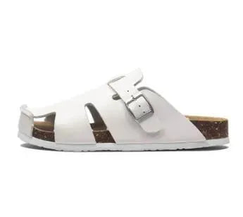 Wilder Leather Slip-On Sandals - Sandals - LeStyleParfait