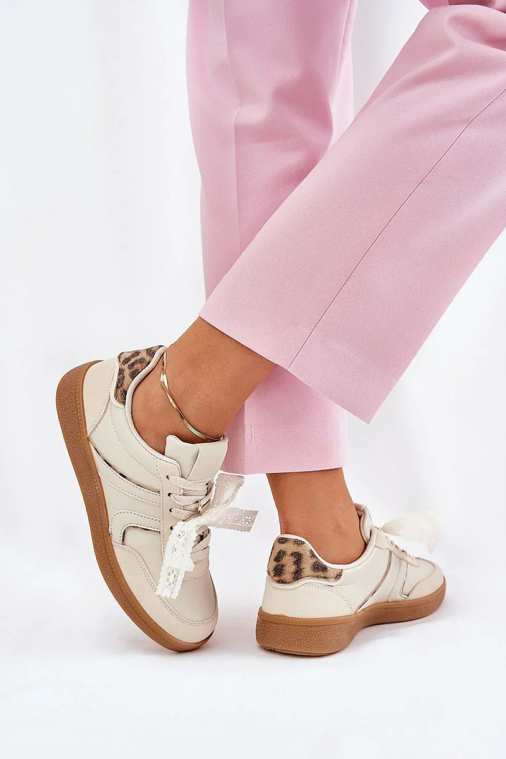 Women Animal Print Low-Top Sneakers Lightweight Casual Shoes-women sneakers-LeStyleParfait