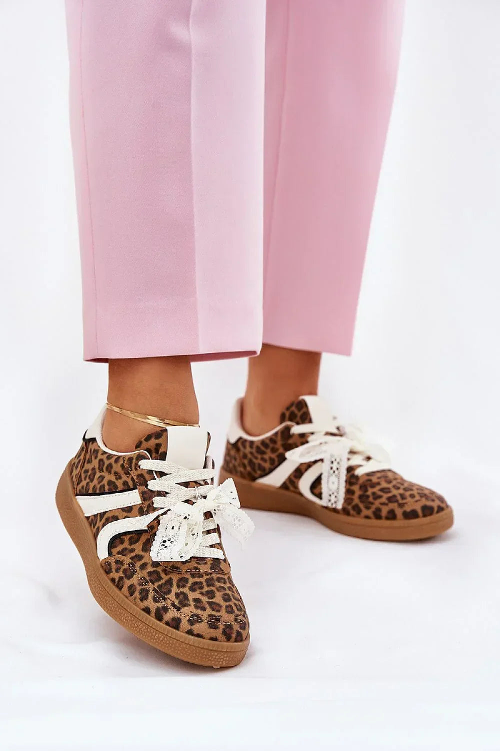 Women Animal Print Low-Top Sneakers Lightweight Casual Shoes-women sneakers-LeStyleParfait