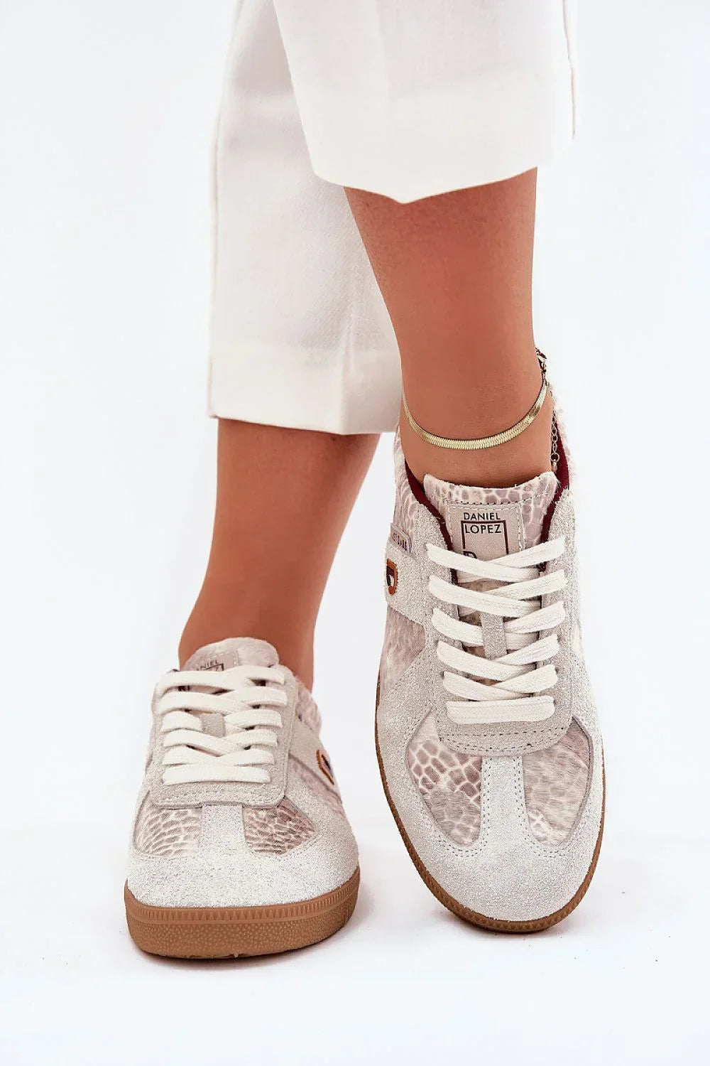 Women Animal Print Low-Top Sneakers Lightweight Casual Shoes-women sneakers-LeStyleParfait