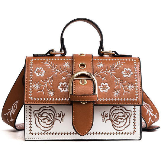 Women Bags Embroidered Flap Handbag - Bag - LeStyleParfait Kenya