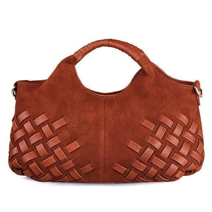 Women Bags Suede Leather Handbag Trendy Shoulder Bag - Bag - LeStyleParfait Kenya