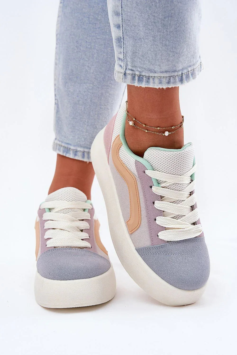 Women Breathable Mesh Platform Sneakers Everyday Casual Shoes-women sneakers-LeStyleParfait
