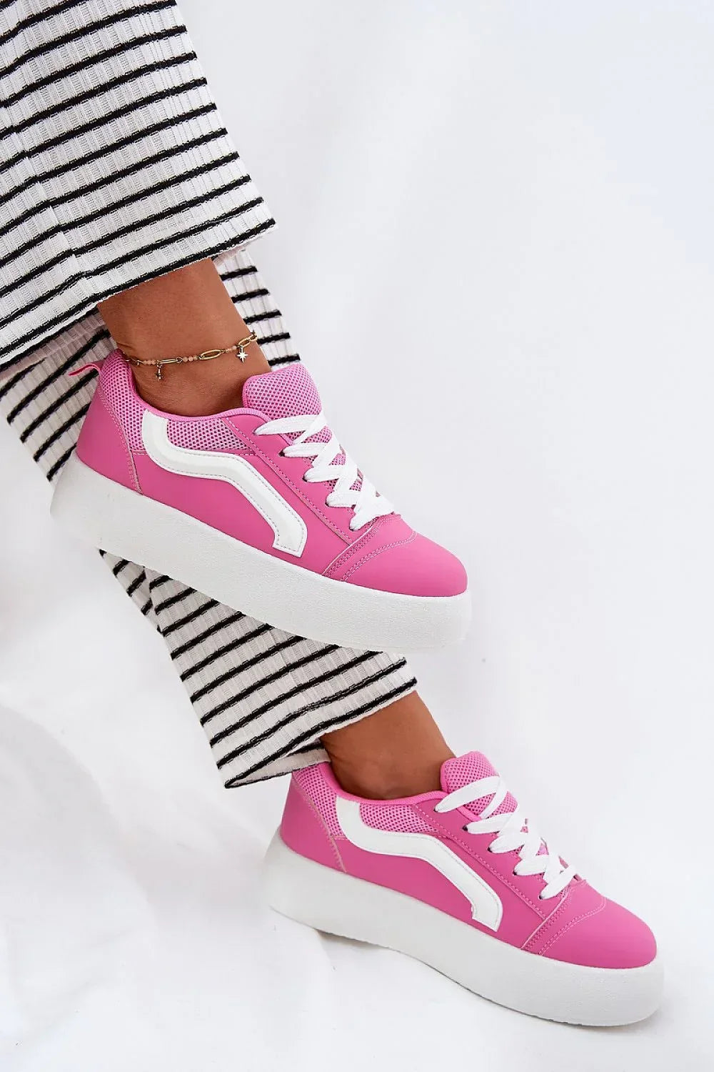 Women Breathable Mesh Platform Sneakers Everyday Casual Shoes-women sneakers-LeStyleParfait