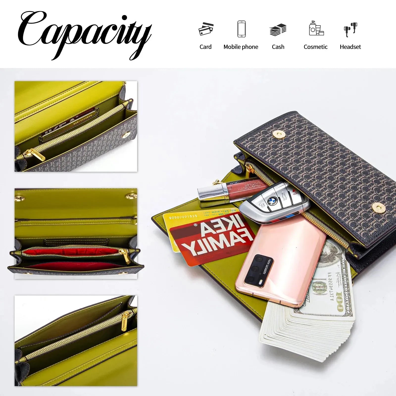 Women Chain Clutch Bag - Clutch Bag - LeStyleParfait