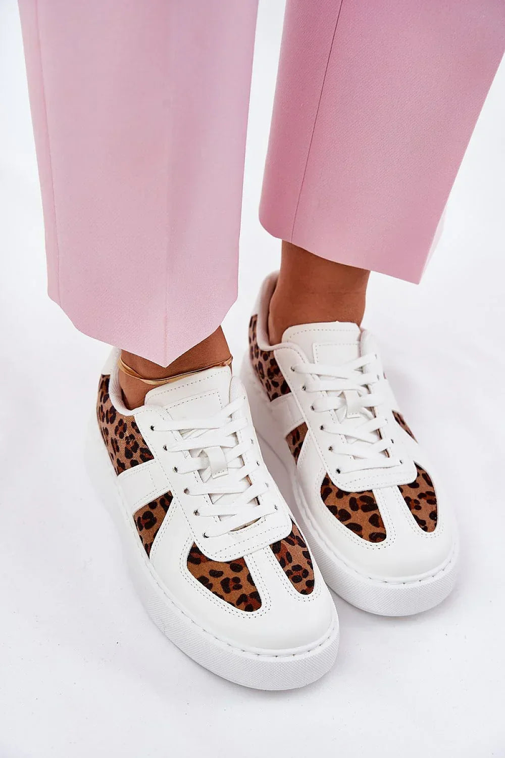 Women Chunky Platform Sneakers Animal Print Streetwear Shoes-women sneakers-LeStyleParfait