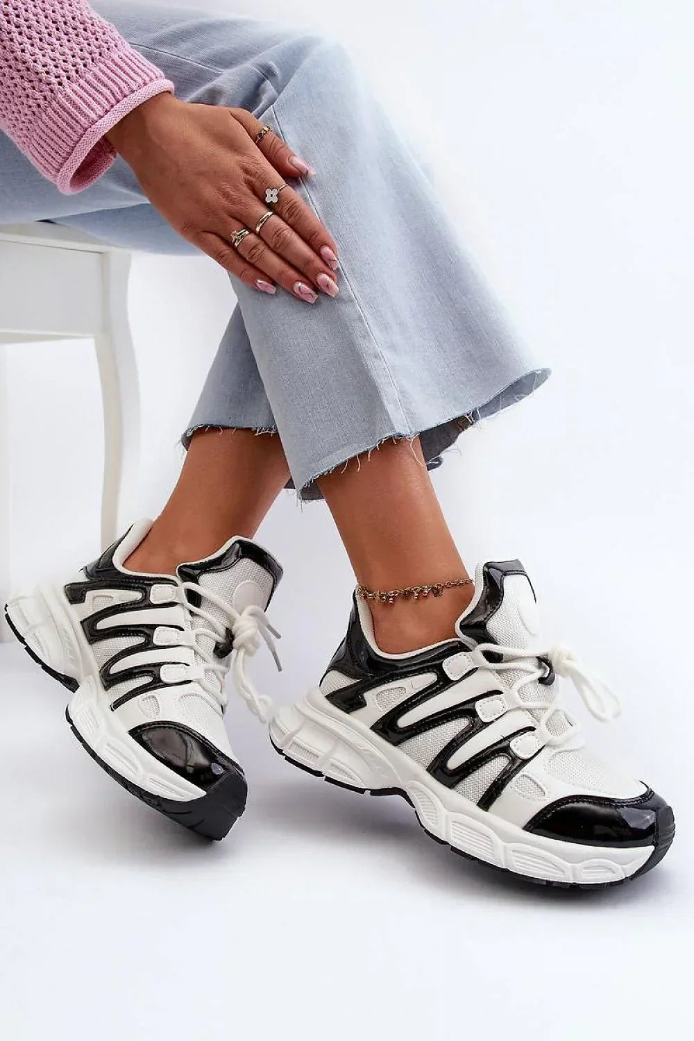 Women Chunky Platform Sneakers Athletic Outdoor Sport Shoes-women sneakers-LeStyleParfait