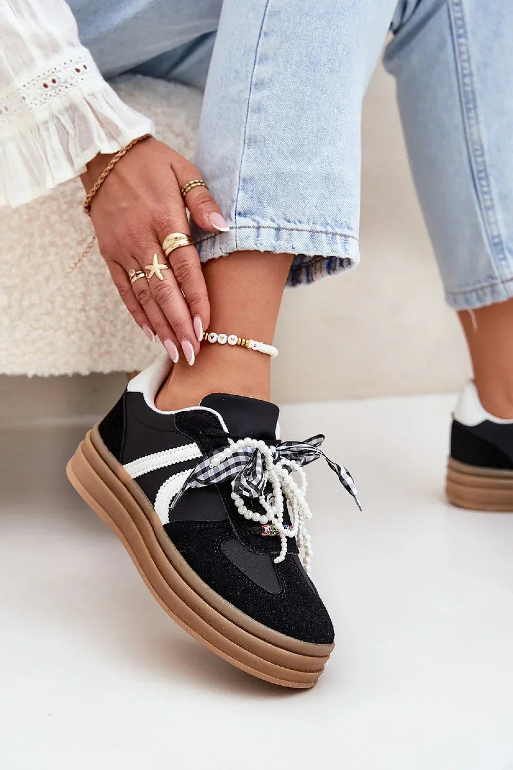 Women Eco Chunky Platform Sneakers Casual Streetwear Shoes-women sneakers-LeStyleParfait