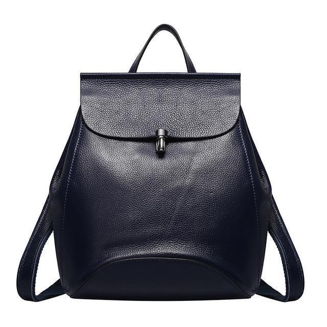 Women Genuine Leather Backpacks, Blue, Red, Violet, Black, Grey, Blue Fashion Bags - Bag - LeStyleParfait Kenya