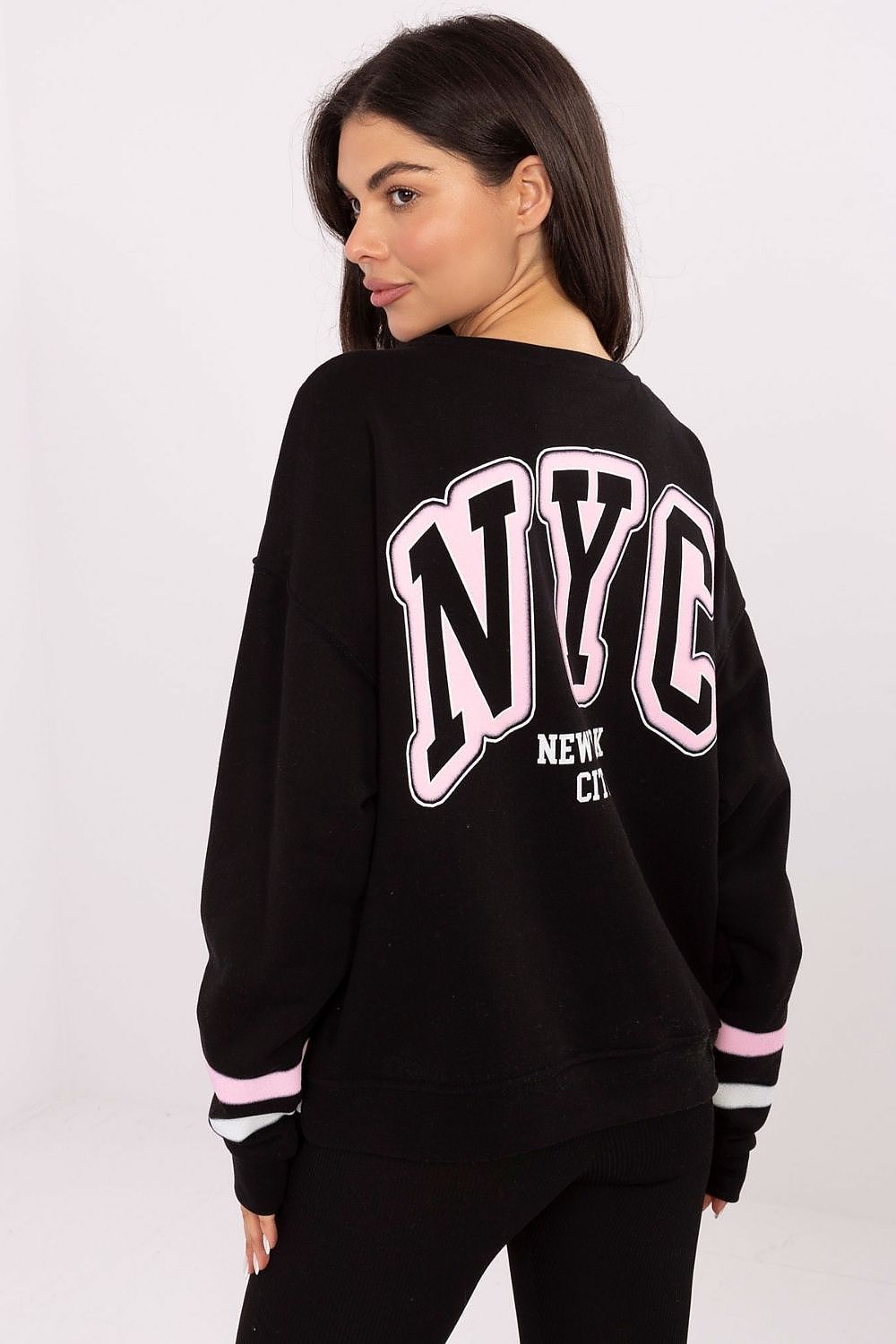 Women Graphic Print Loose Sweatshirt Urban Style-Women Sweatshirt-LeStyleParfait