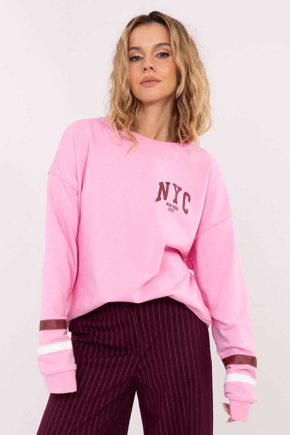 Women Graphic Print Loose Sweatshirt Urban Style-Women Sweatshirt-LeStyleParfait