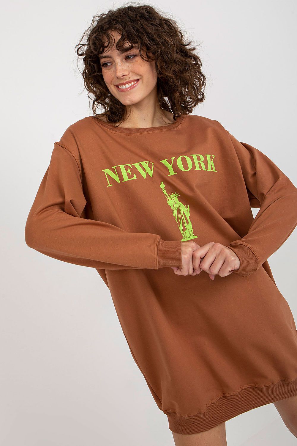 Women Graphic Print Oversized Sweatshirt Street Style-Women Sweatshirt-LeStyleParfait