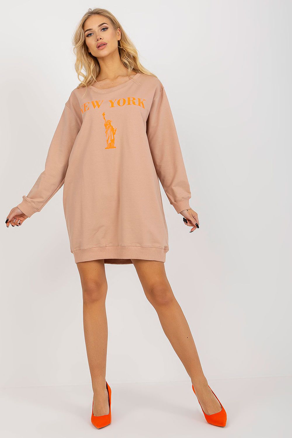 Women Graphic Print Oversized Sweatshirt Street Style-Women Sweatshirt-LeStyleParfait