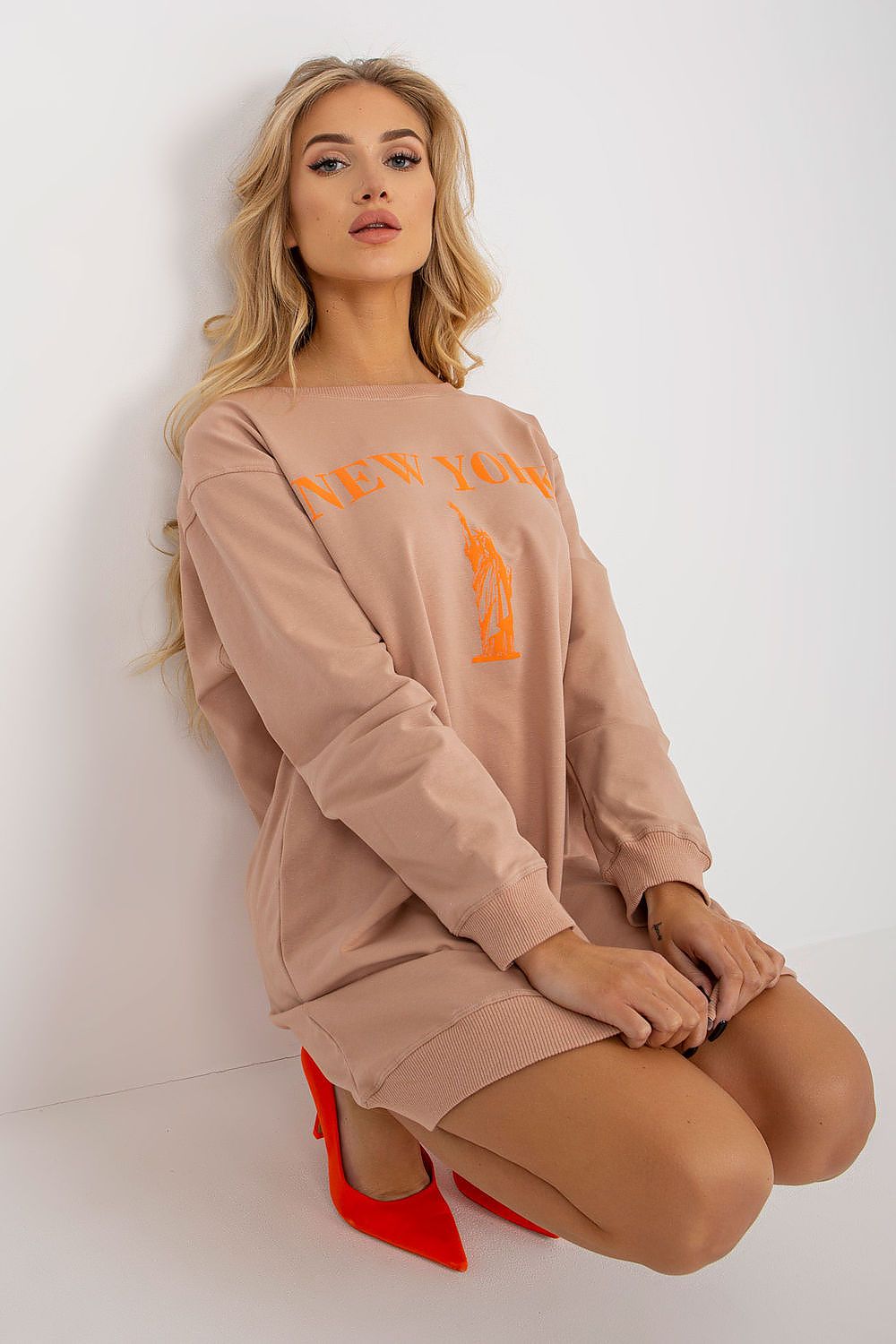 Women Graphic Print Oversized Sweatshirt Street Style-Women Sweatshirt-LeStyleParfait