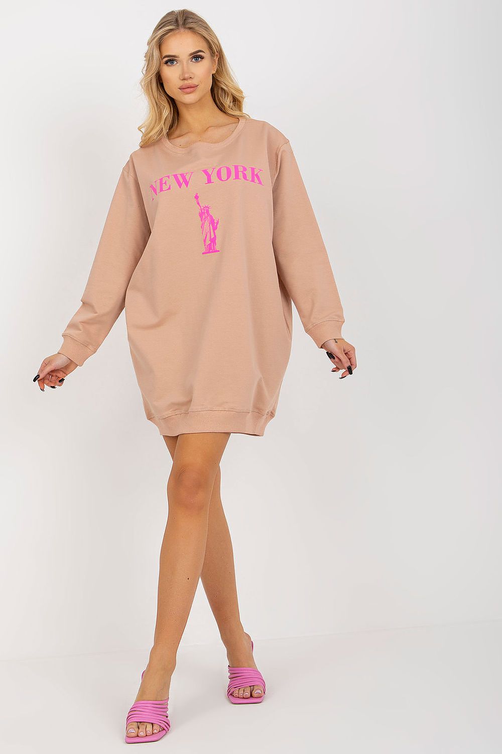 Women Graphic Print Oversized Sweatshirt Street Style-Women Sweatshirt-LeStyleParfait