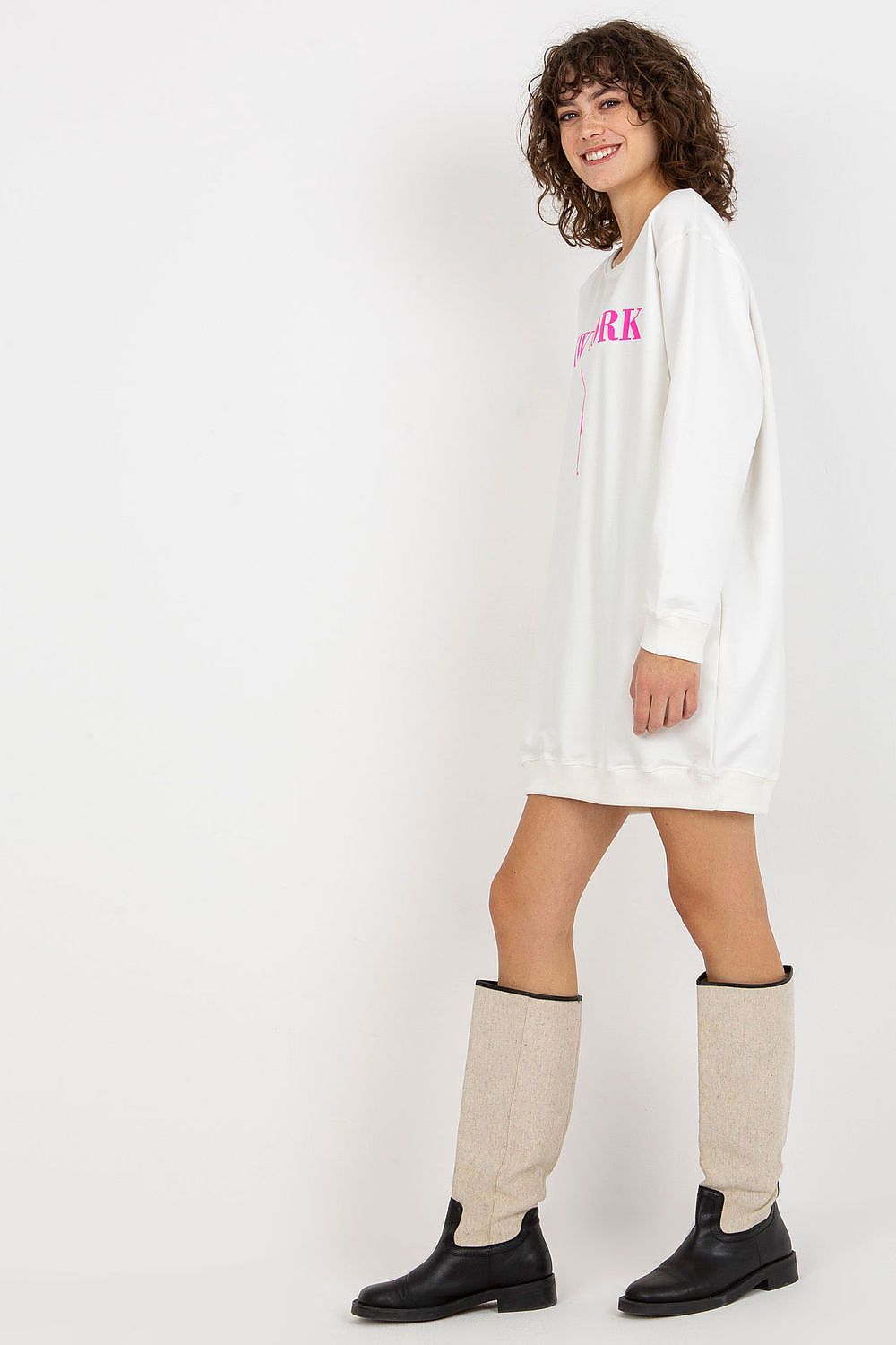 Women Graphic Print Oversized Sweatshirt Street Style-Women Sweatshirt-LeStyleParfait