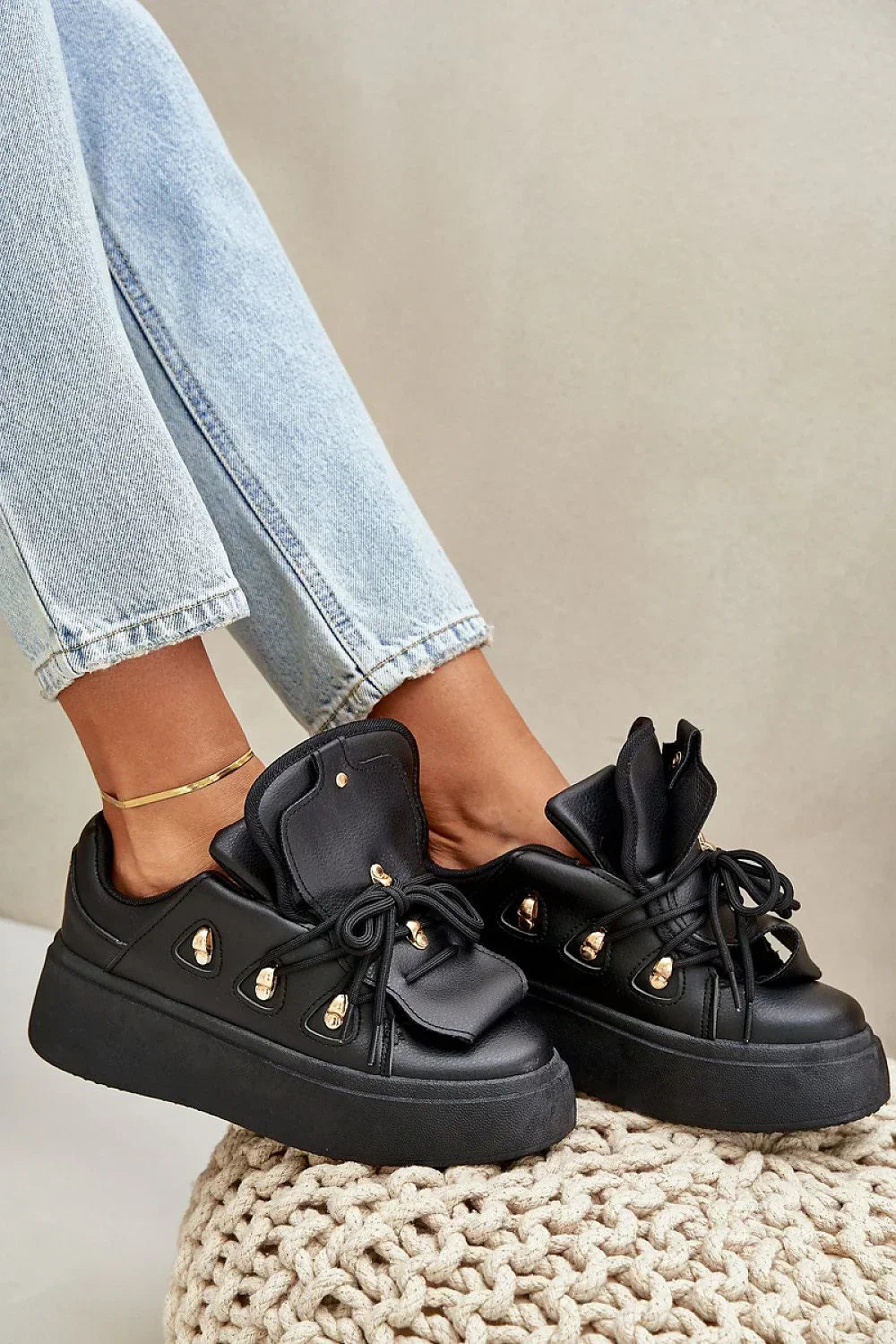 Women High Platform Sneakers Vegan Chunky Casual Shoes-women sneakers-LeStyleParfait