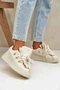 Women High Platform Sneakers Vegan Chunky Casual Shoes-women sneakers-LeStyleParfait