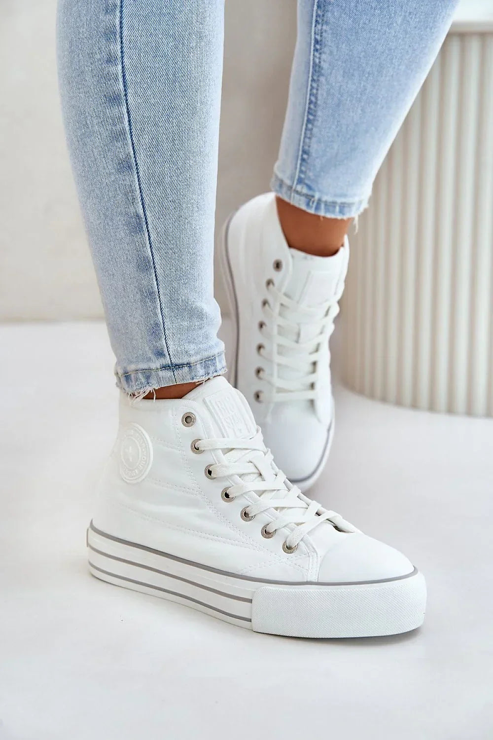 Women High Top Platform Sneakers Insulated Winter Streetwear Shoes-women sneakers-LeStyleParfait