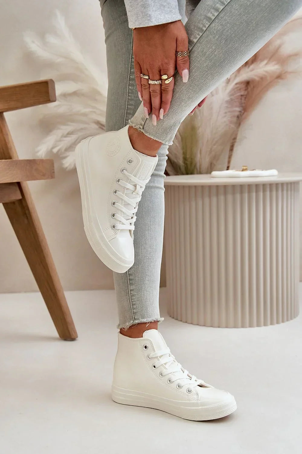 Women High Top Sneakers Insulated Lightweight Casual Shoes-women sneakers-LeStyleParfait