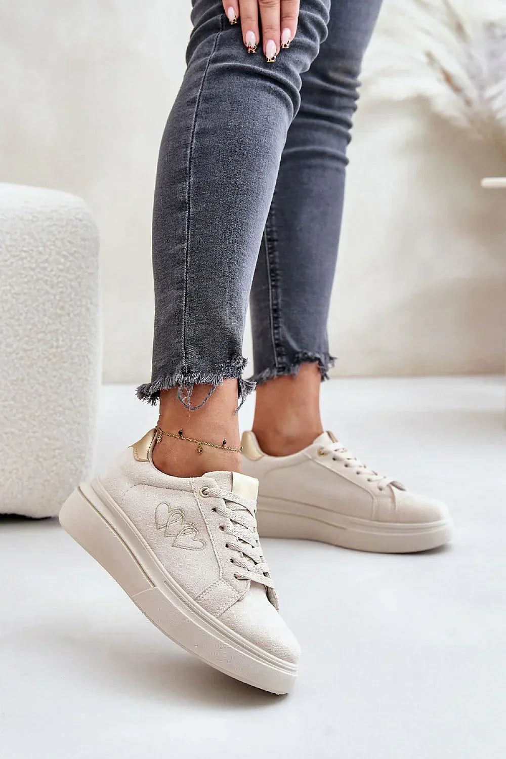 Women Insulated Platform Sneakers Casual Winter Streetwear Shoes-women sneakers-LeStyleParfait