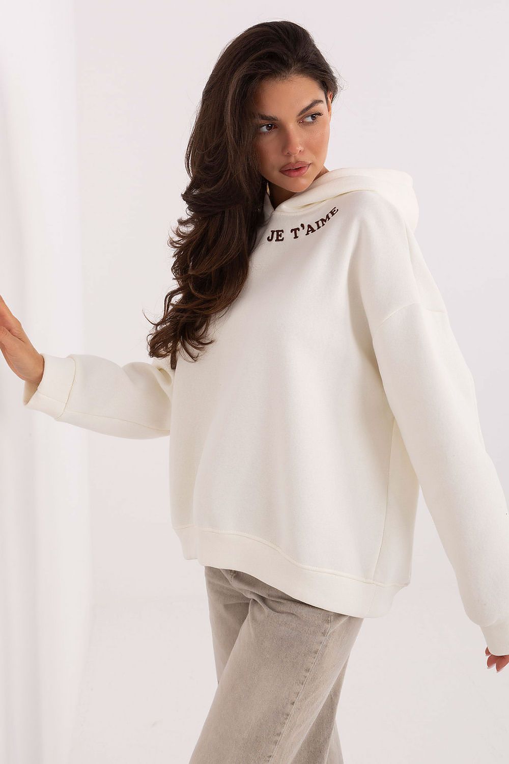 Women Loose Embroidered Hoodie Premium Style-Women Hoodie-LeStyleParfait