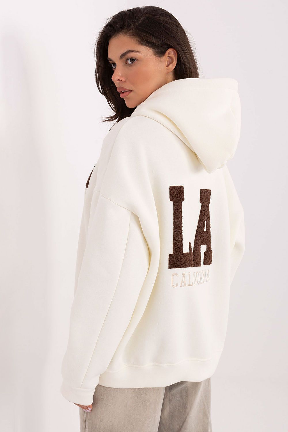 Women Loose Embroidered Hoodie Premium Style-Women Hoodie-LeStyleParfait