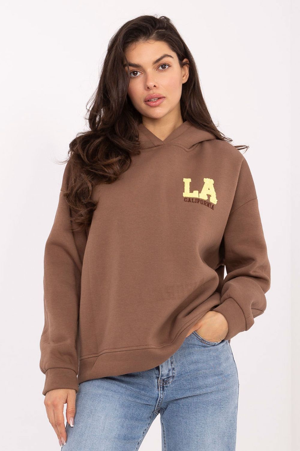 Women Loose Embroidered Hoodie Premium Style-Women Hoodie-LeStyleParfait