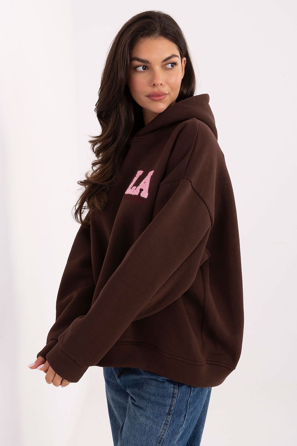 Women Loose Embroidered Hoodie Premium Style-Women Hoodie-LeStyleParfait