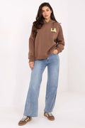 Women Loose Embroidered Hoodie Premium Style-Women Hoodie-LeStyleParfait