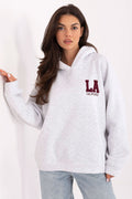 Women Loose Embroidered Hoodie Premium Style-Women Hoodie-LeStyleParfait