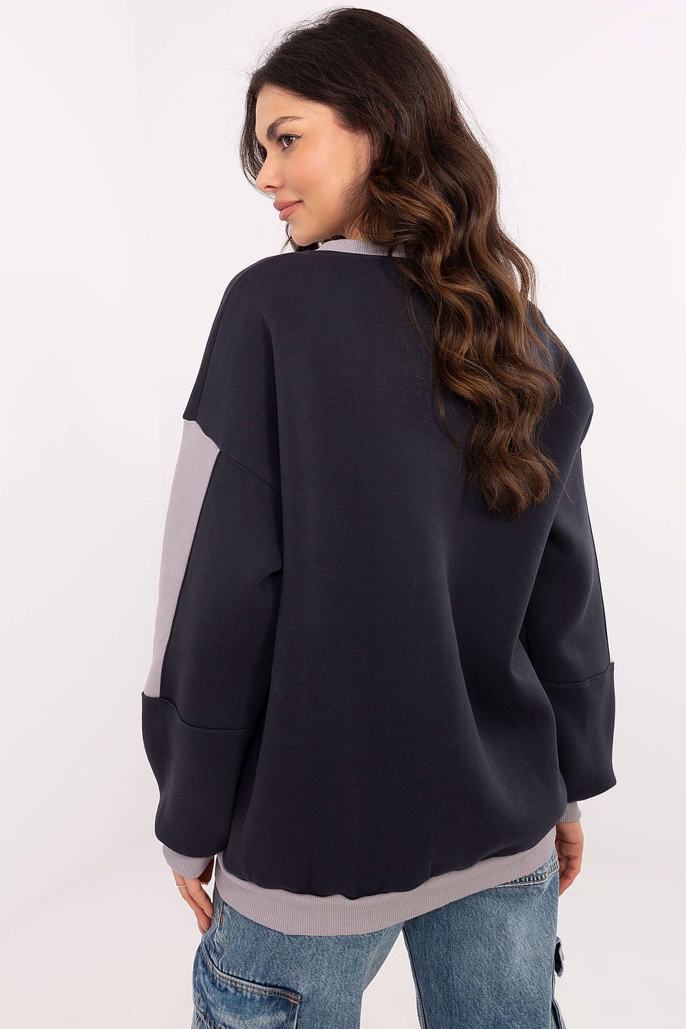 Women Loose Embroidered Sweatshirt Premium Style-Women Sweatshirt-LeStyleParfait