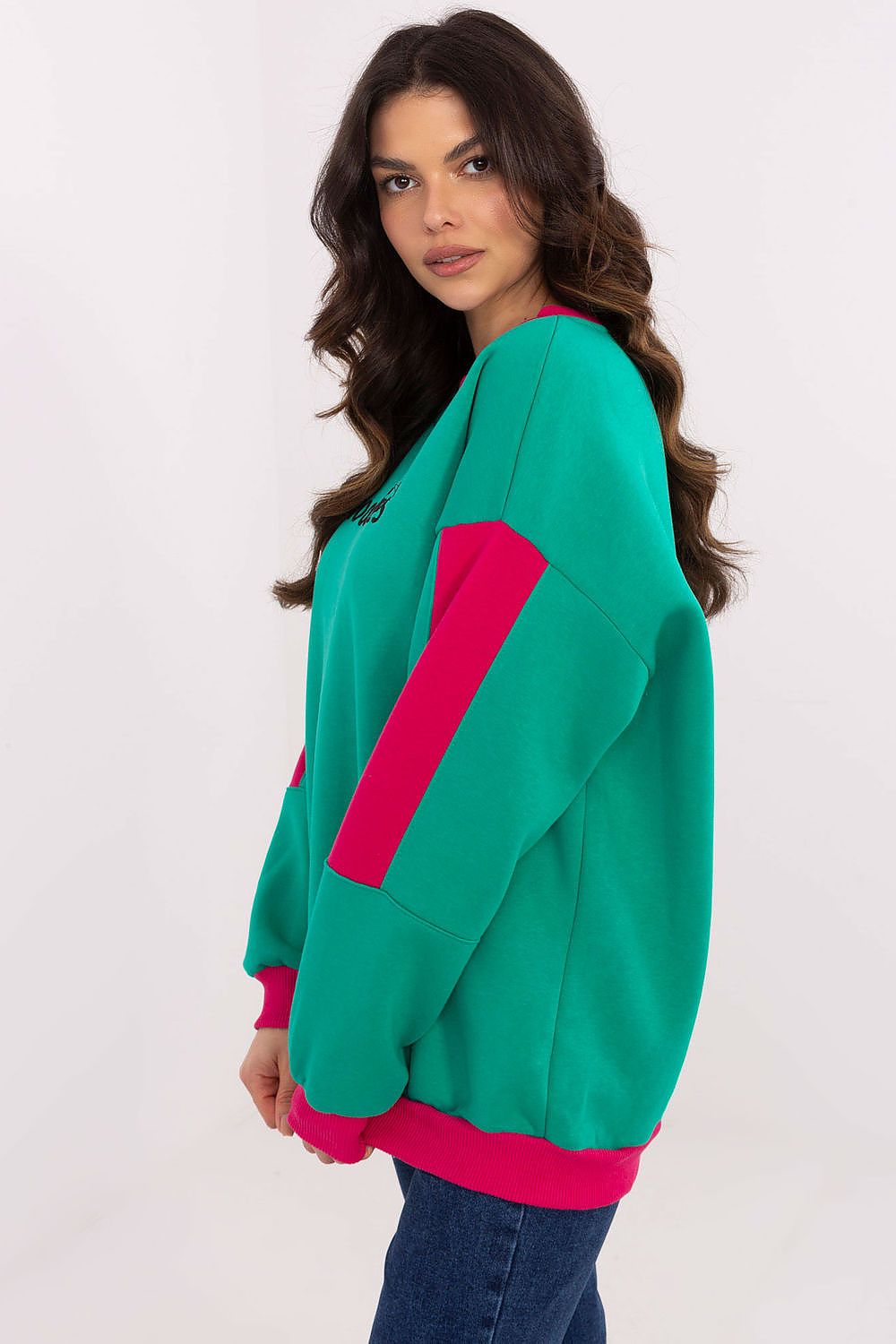 Women Loose Embroidered Sweatshirt Premium Style-Women Sweatshirt-LeStyleParfait