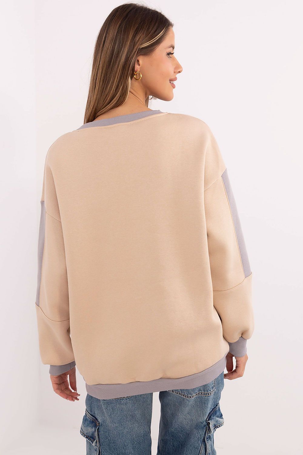 Women Loose Embroidered Sweatshirt Premium Style-Women Sweatshirt-LeStyleParfait