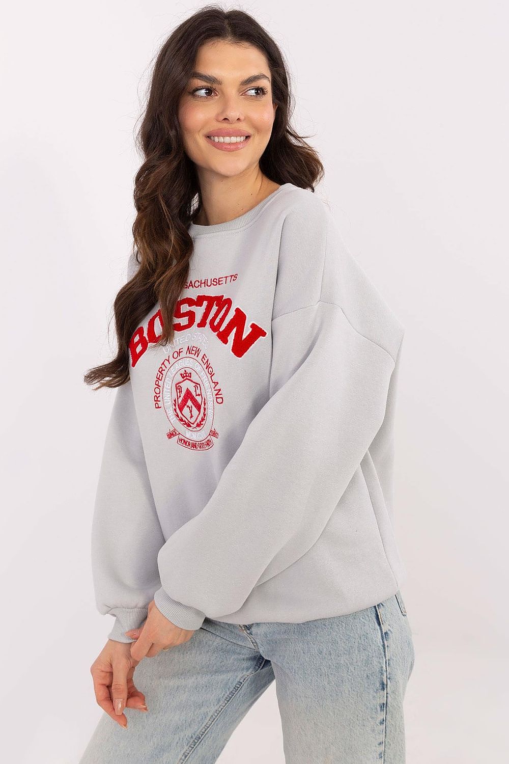 Women Loose Graphic Sweatshirt Urban Style-Women Sweatshirt-LeStyleParfait