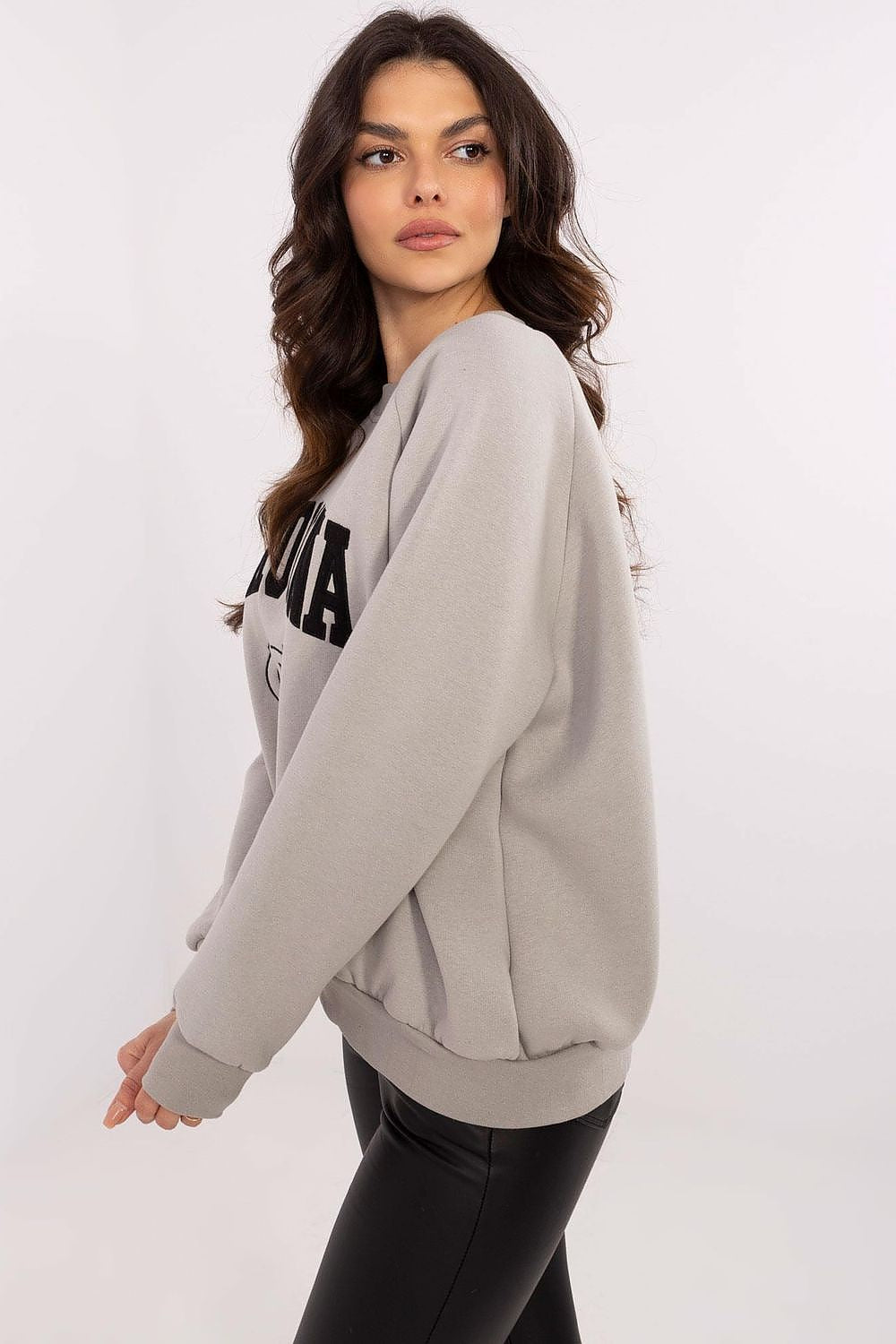 Women Loose Graphic Sweatshirt Urban Style-Women Sweatshirt-LeStyleParfait