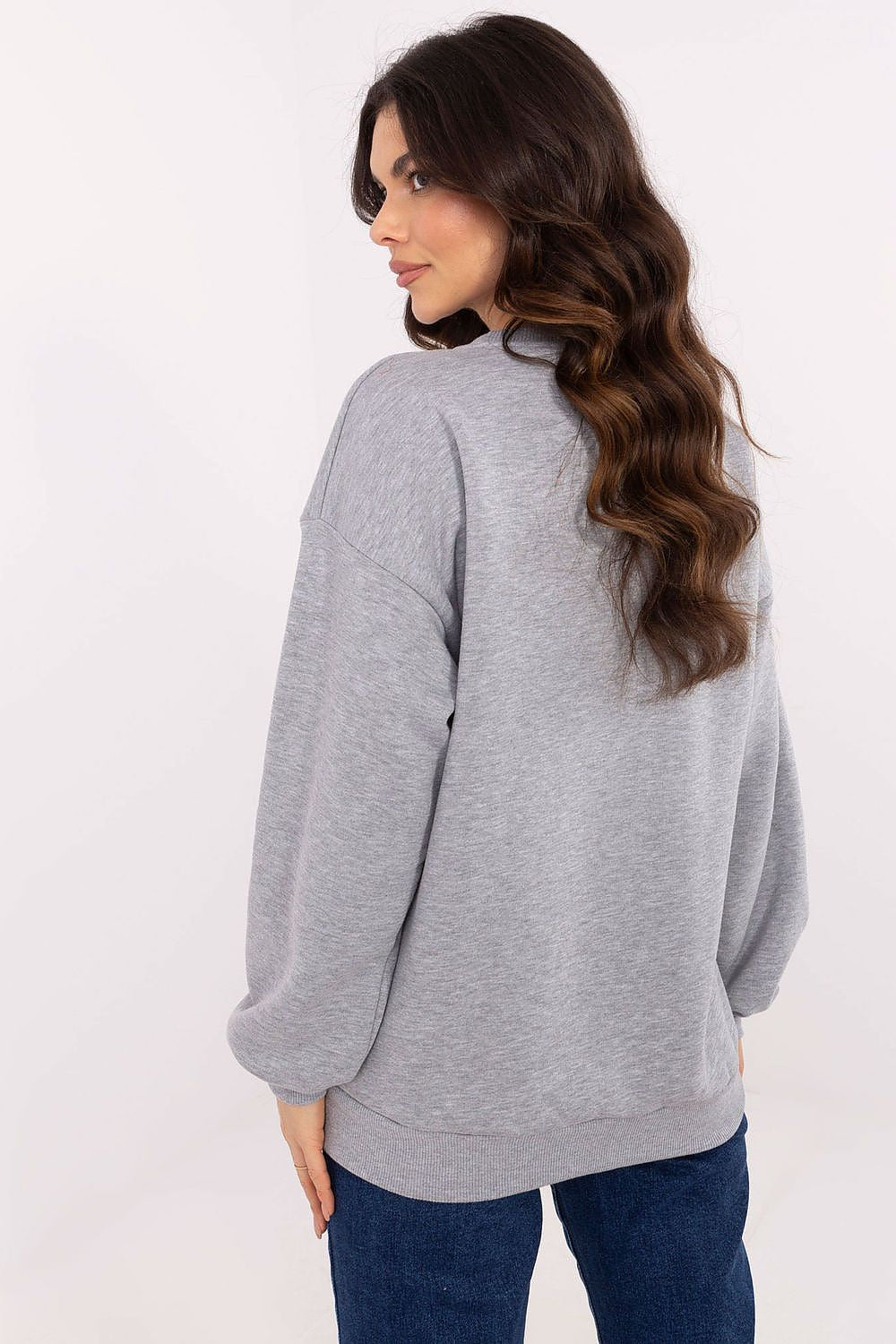 Women Loose Graphic Sweatshirt Urban Style-Women Sweatshirt-LeStyleParfait