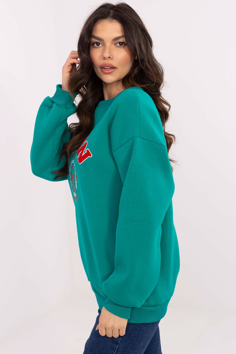 Women Loose Graphic Sweatshirt Urban Style-Women Sweatshirt-LeStyleParfait